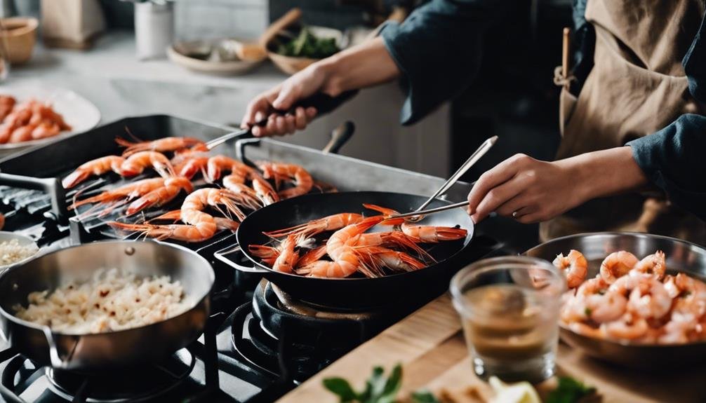 cooking shrimp with shells