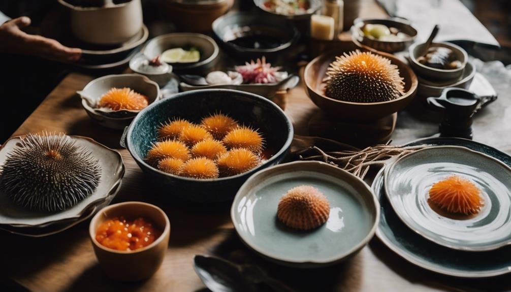 delicious sea urchin dishes