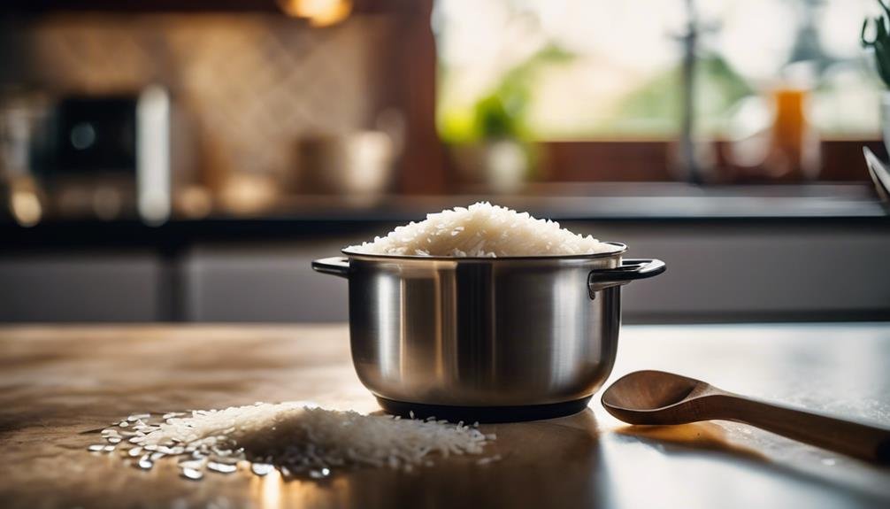 preventing overcooked rice tips
