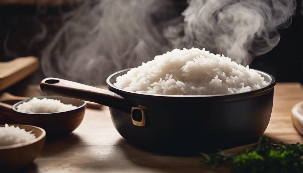 resting rice enhances texture
