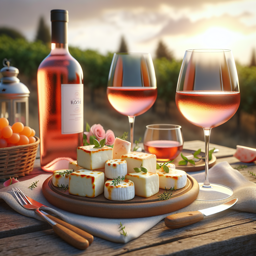 The Perfect Wine Pairing for Halloumi Cheese: Rosé