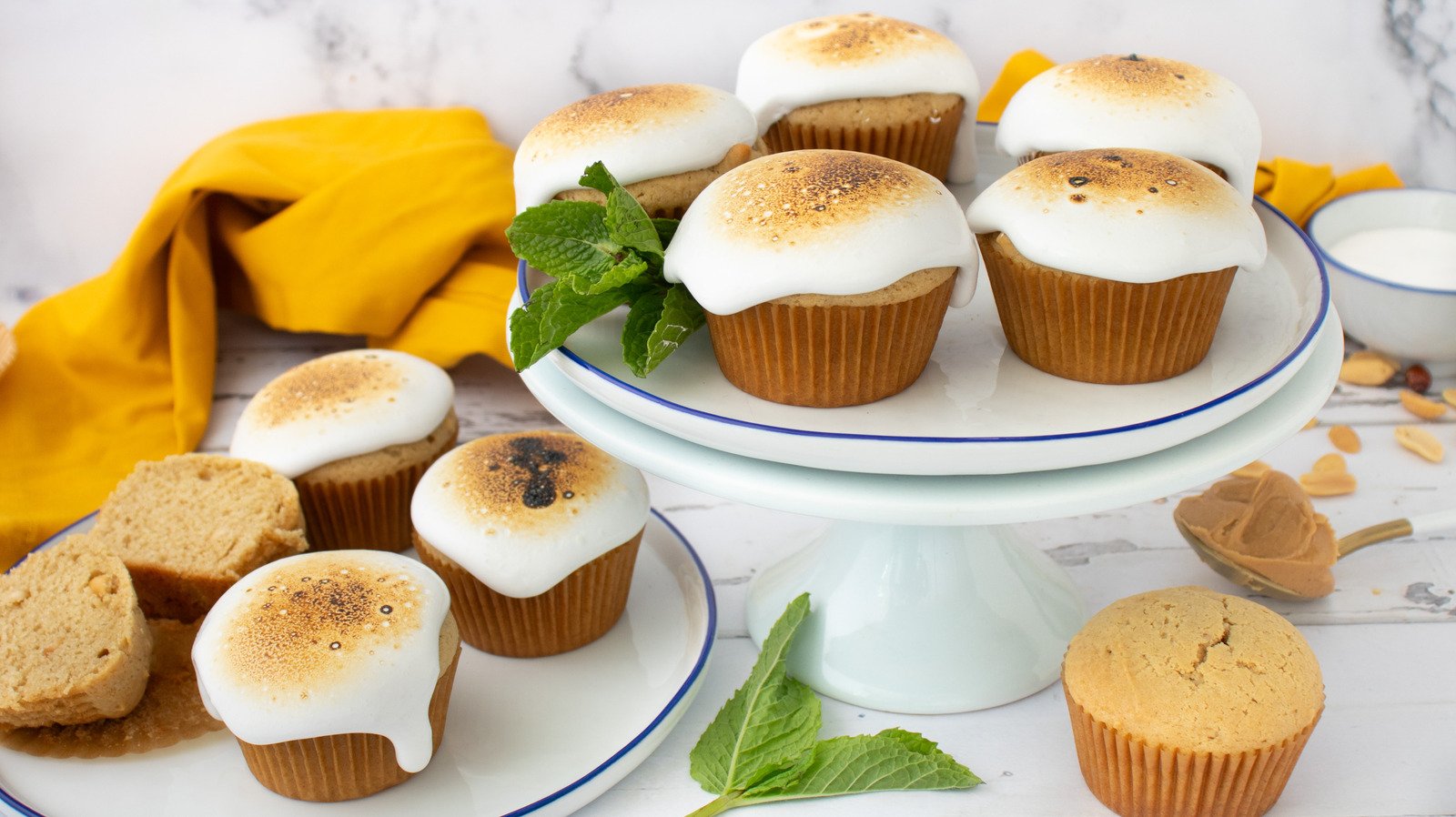 Irresistible Toasted Marshmallow Fluffernutter Cupcakes You’ll Love!