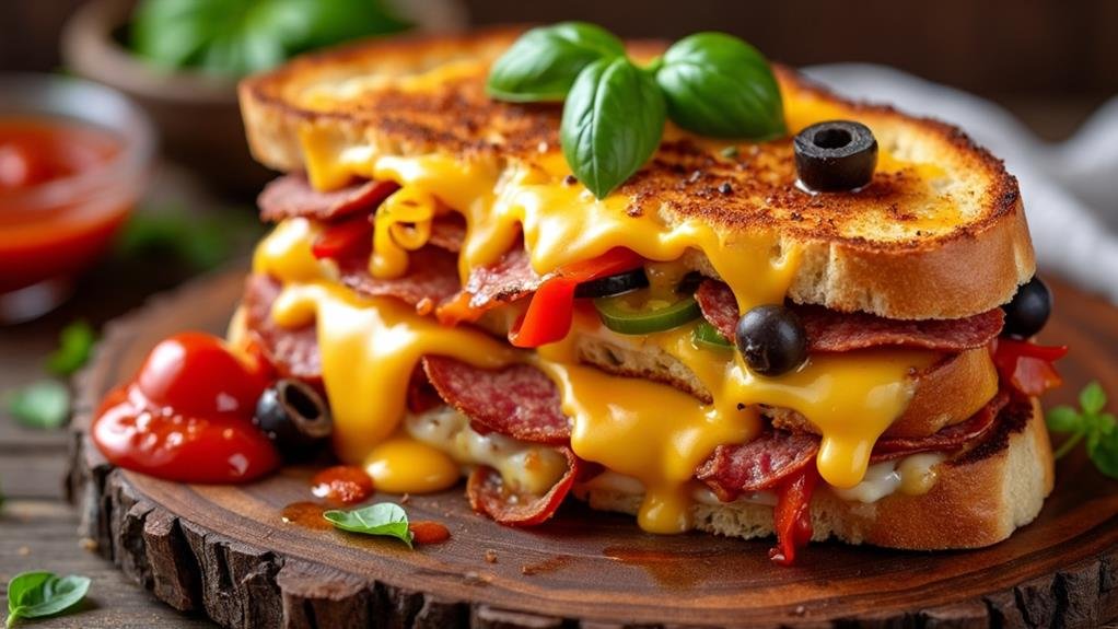 Supreme Pizza Grilled Cheese Recipe: A Flavor Explosion