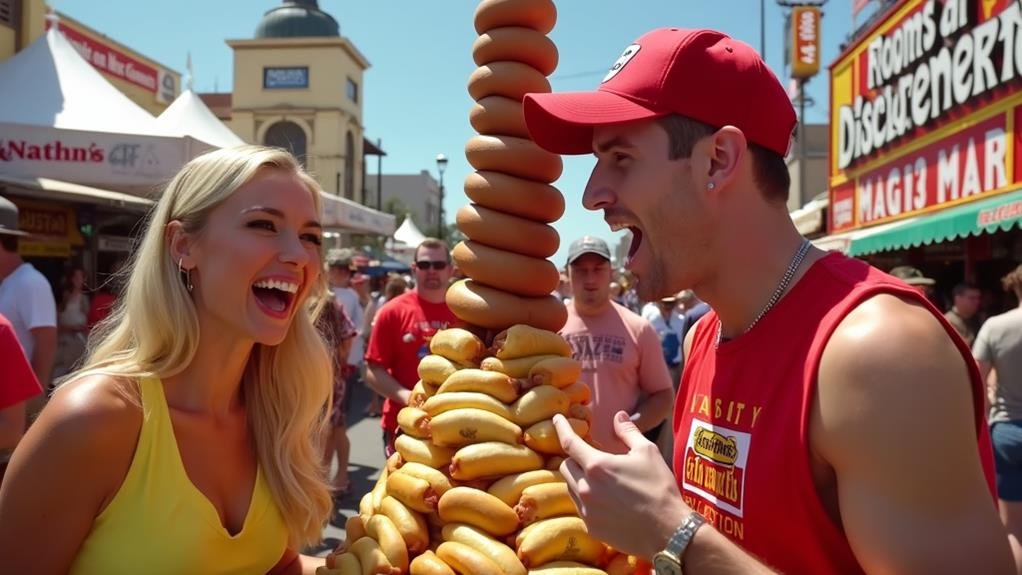 hot dog eating contest