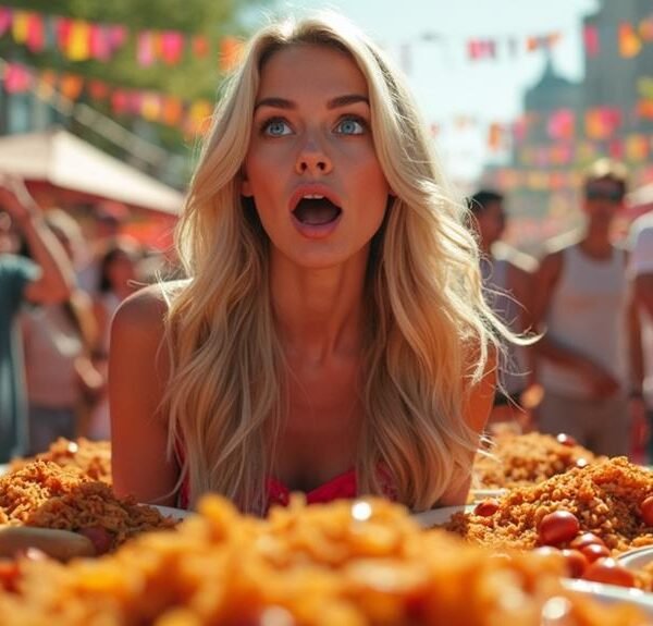 Paige Spiranac’s Shocking Moment at Nathan’s Hot Dog Eating Contest