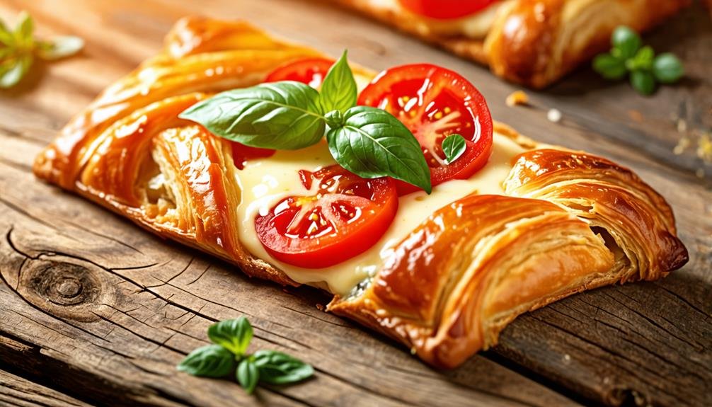 Cheese and Italian Herb Tomato Danish: A Savory Delight