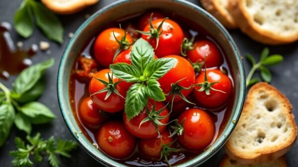 Easy Marinated Tomatoes Recipe for a Quick and Healthy Snack