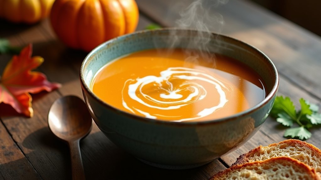 creamy pumpkin soup delight