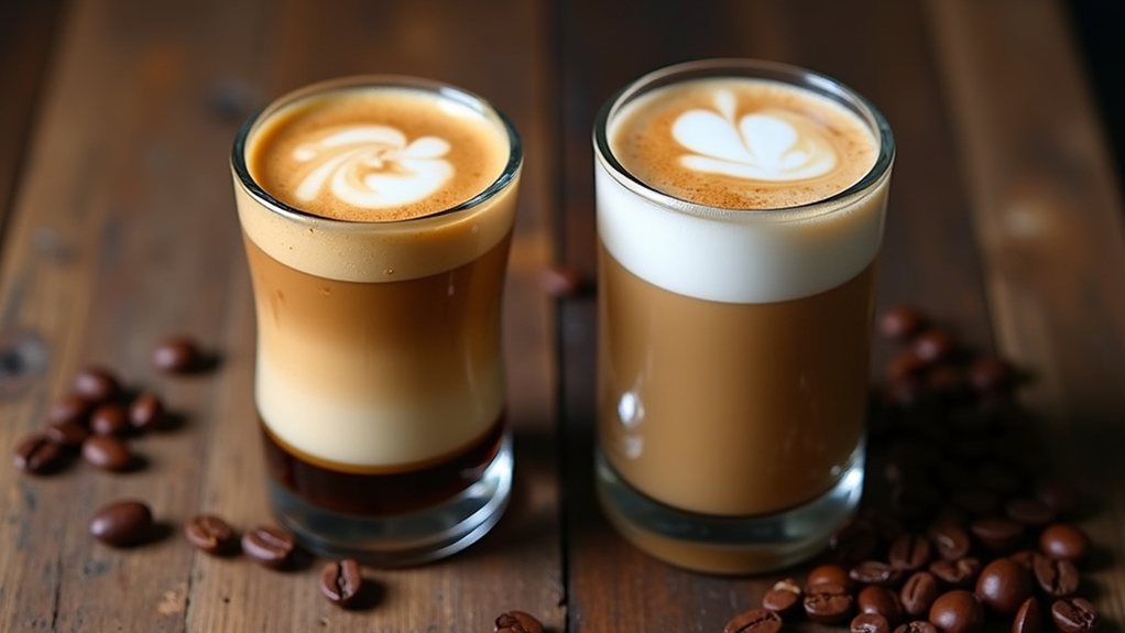 latte versus breve comparison